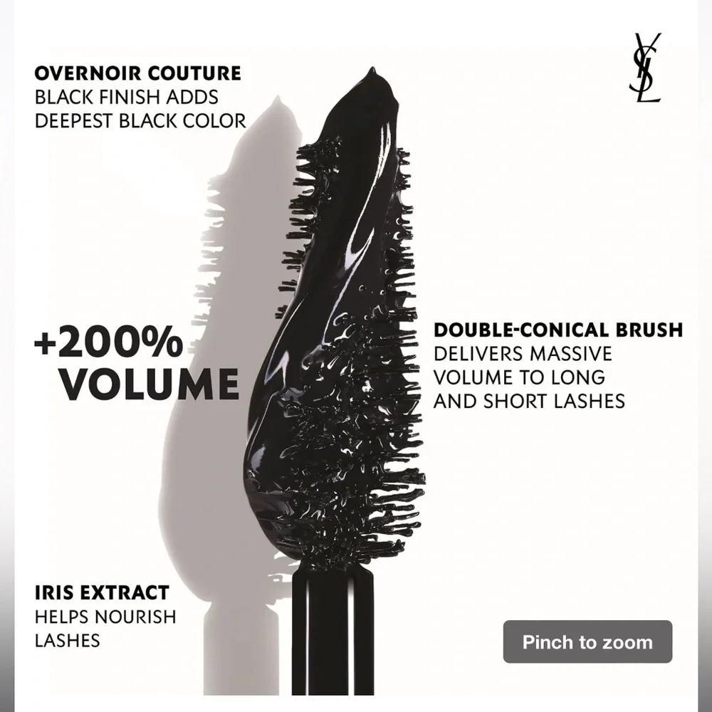 New  Yves‎ Saint Laurent Lash Clash Extreme Volume Mascara